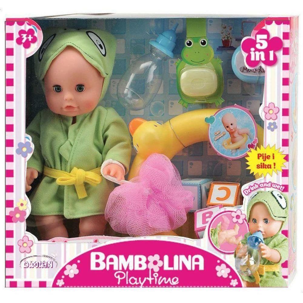 Bambolina Play Time 5-In-1 Baby Doll with Accessories - BumbleToys - 5-7 Years, Arabic Triangle Trading, Fashion Dolls & Accessories, Girls