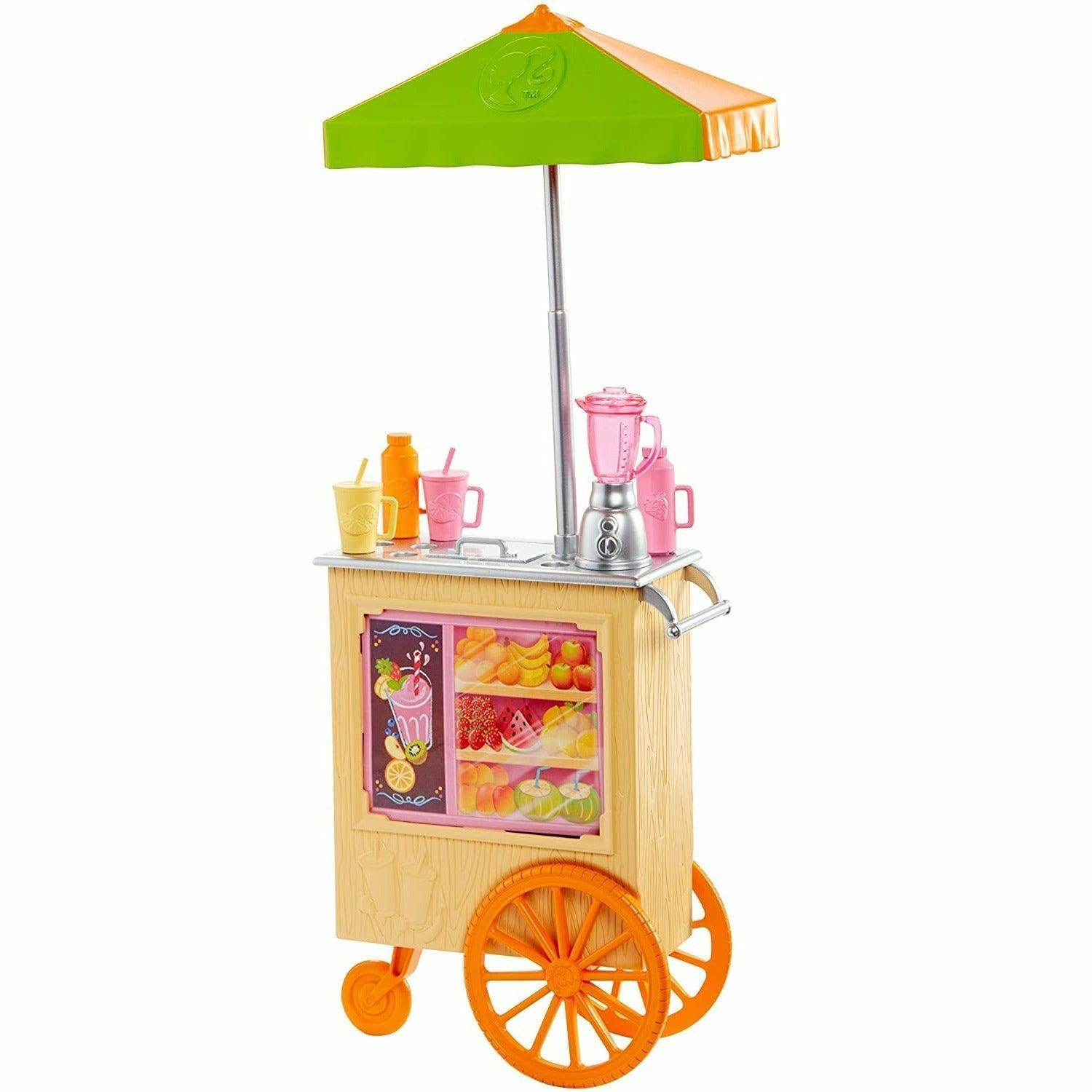 Barbie Careers Juice Bar Playset with Brunette Doll - BumbleToys - 5-7 Years, Barbie, Dolls, Fashion Dolls & Accessories, Girls, Miniature Dolls & Accessories, OXE, Pre-Order