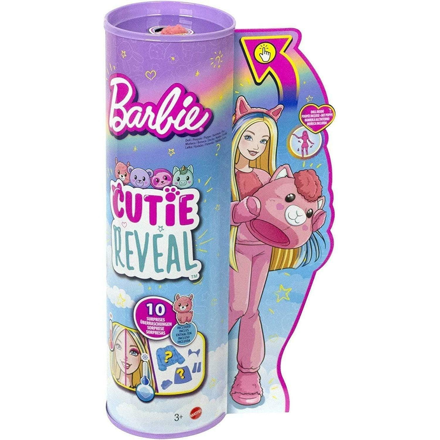 Barbie Cutie Reveal Fantasy Series Doll With Llama Plush Costume & 10 Surprises Including Mini Pet & Color Change - BumbleToys - 5-7 Years, Barbie, Fashion Dolls & Accessories, Girls, OXE, Pre-Order