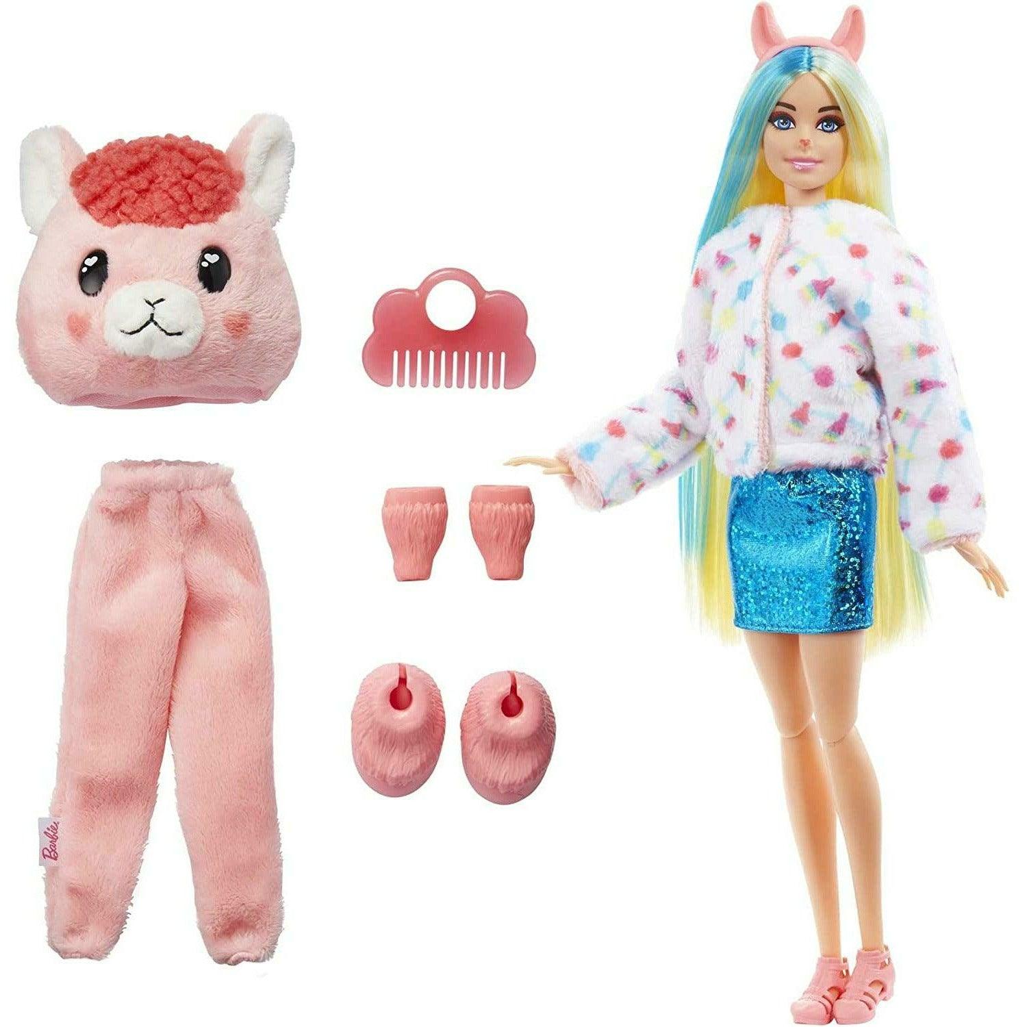 Barbie Cutie Reveal Fantasy Series Doll With Llama Plush Costume & 10 Surprises Including Mini Pet & Color Change - BumbleToys - 5-7 Years, Barbie, Fashion Dolls & Accessories, Girls, OXE, Pre-Order