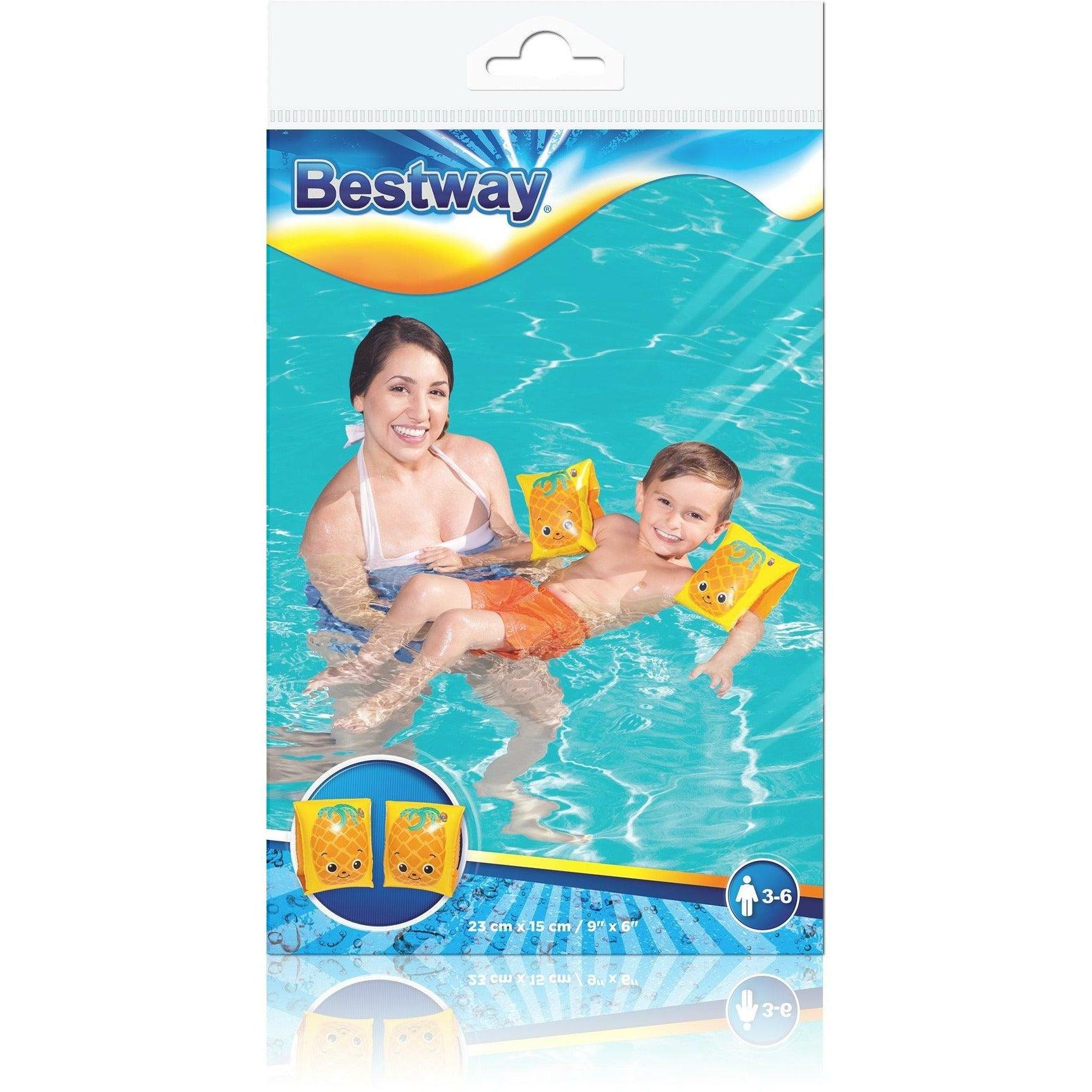 Bestway 32042 Inflatable sleeves 23cm x 15cm - Orange - BumbleToys - 5-7 Years, Boys, Eagle Plus, Floaters, Girls, Inflatables, Sand Toys Pools & Inflatables
