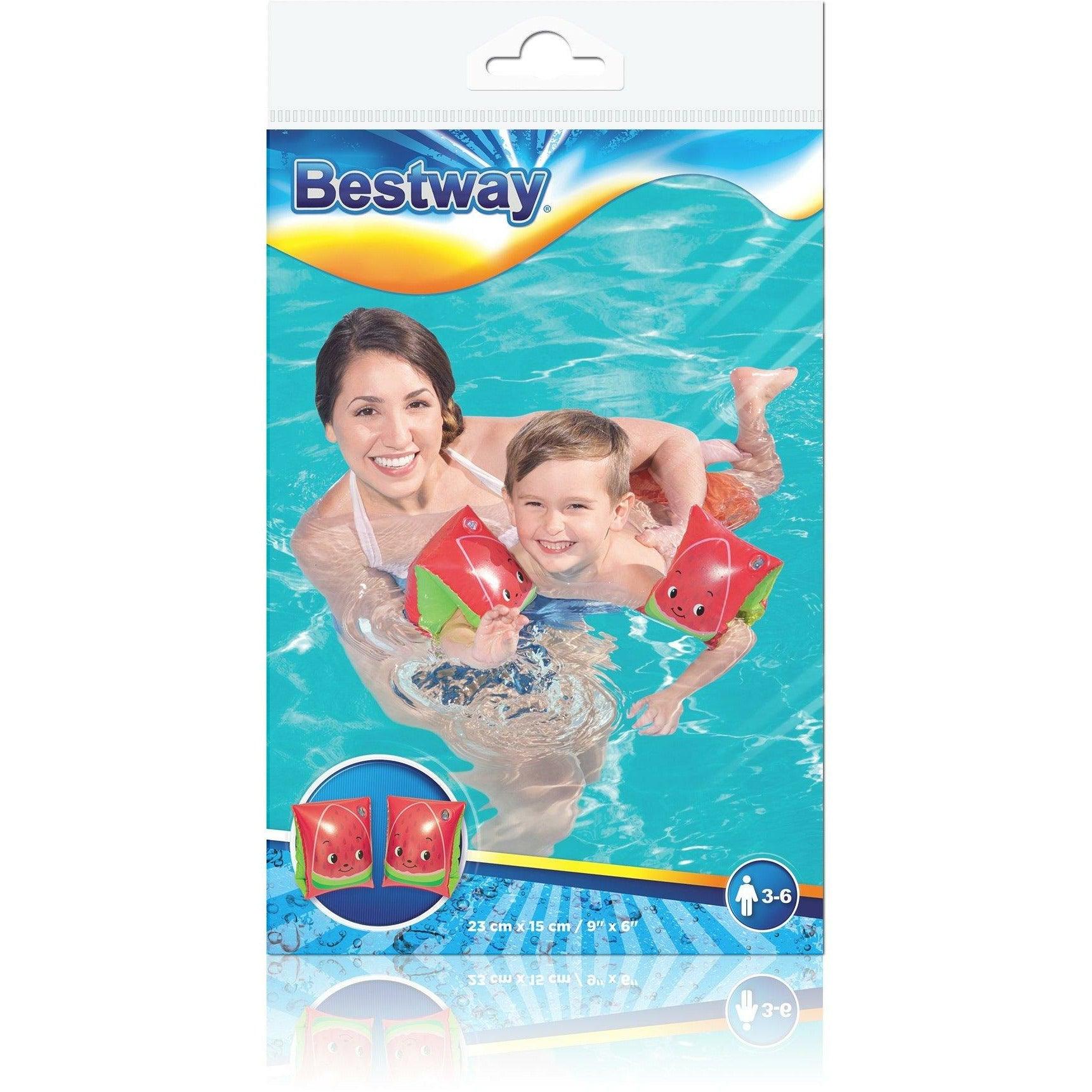 Bestway 32042 Inflatable sleeves 23cm x 15cm - Red - BumbleToys - 5-7 Years, Boys, Eagle Plus, Floaters, Girls, Inflatables, Sand Toys Pools & Inflatables