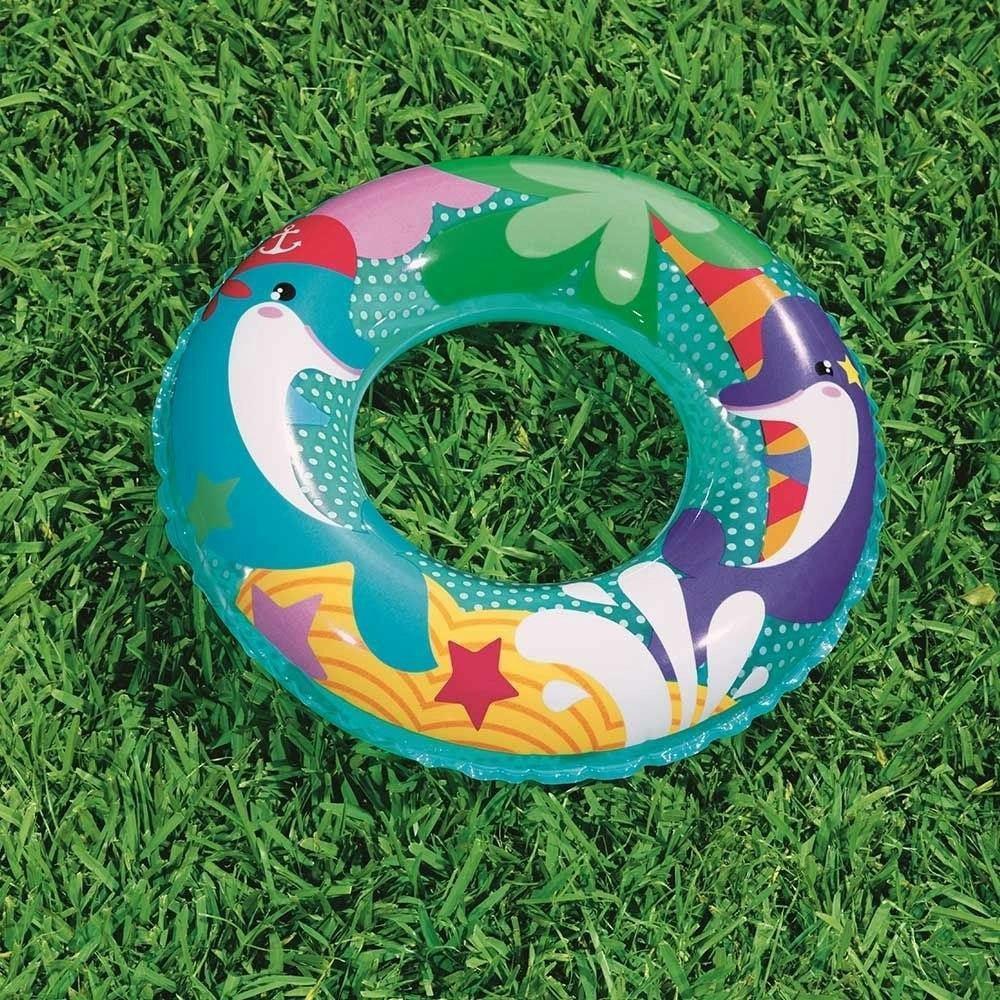 Bestway 36113 Inflatable Swimming Ring 51cm - Dolphin - BumbleToys - 5-7 Years, Eagle Plus, Floaters, Girls, Sand Toys Pools & Inflatables