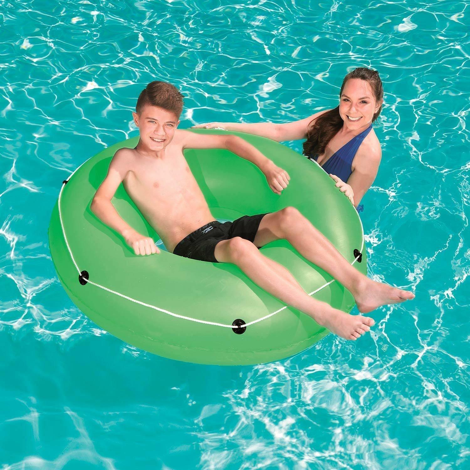 Bestway 36120 Inflatable Swim Ring 119 cm - Green - BumbleToys - 8-13 Years, Boys, Eagle Plus, Floaters, Girls, Sand Toys Pools & Inflatables