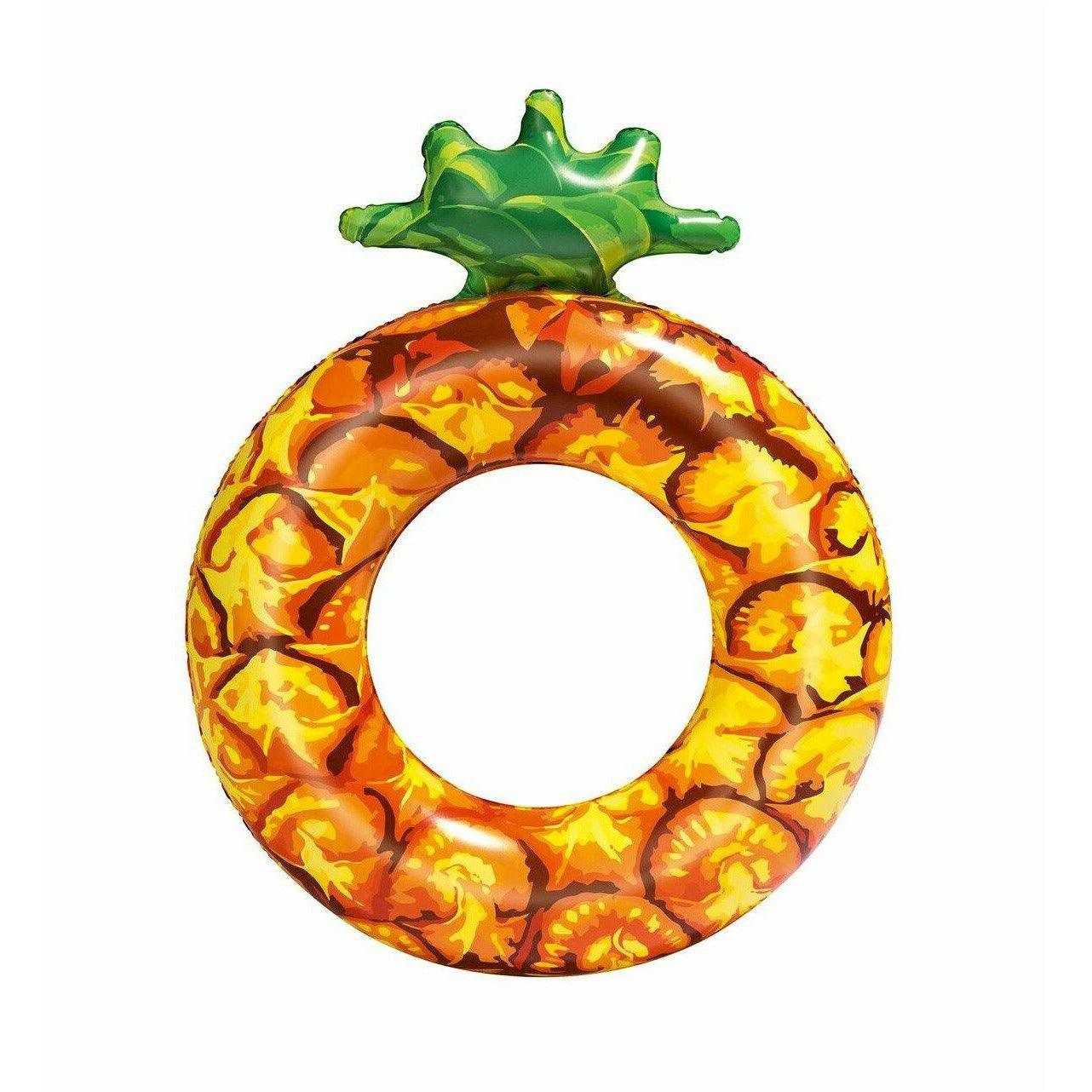 Bestway 36121 Pineapple Printed Inflatable Swim Ring - BumbleToys - 8-13 Years, Boys, Eagle Plus, Floaters, Girls, Sand Toys Pools & Inflatables