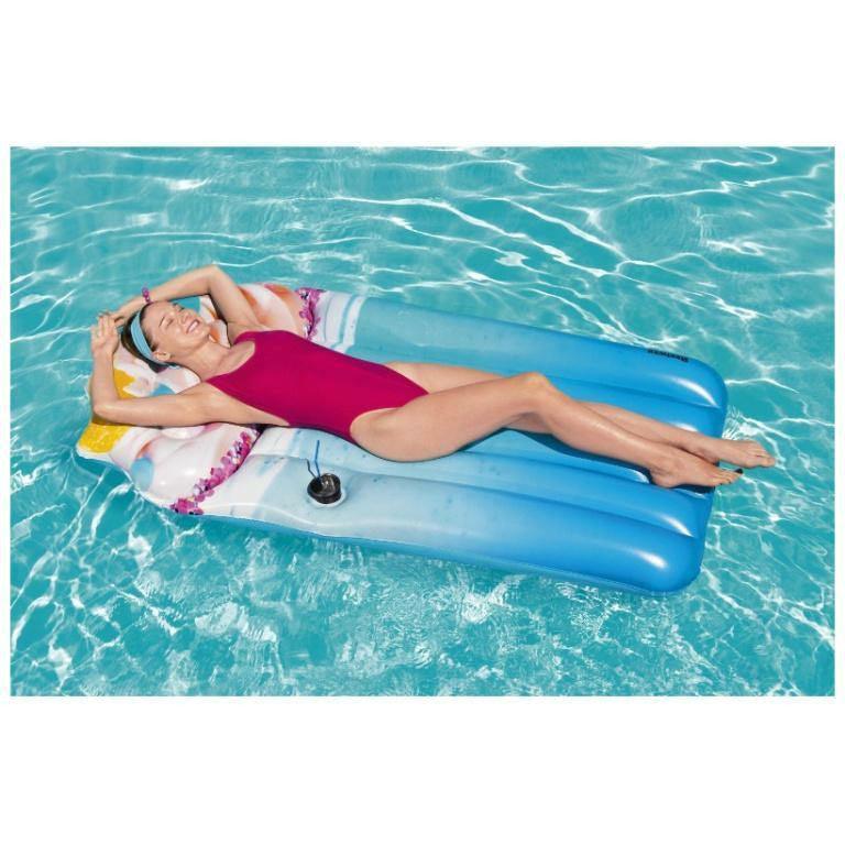 Bestway 43397 Magical Milkshake Lounge 185 cm x 99 cm - BumbleToys - 5-7 Years, 8-13 Years, Bestway, Floaters, Girls, Sand Toys Pools & Inflatables