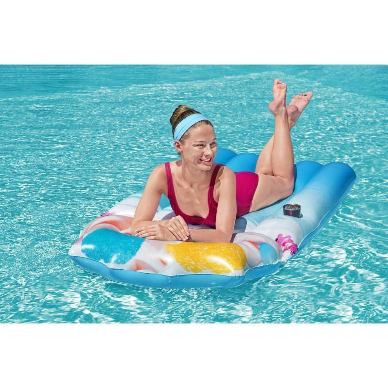 Bestway 43397 Magical Milkshake Lounge 185 cm x 99 cm - BumbleToys - 5-7 Years, 8-13 Years, Bestway, Floaters, Girls, Sand Toys Pools & Inflatables