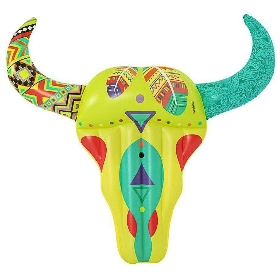 Bestway 43401 Bohemian Buffalo Pool Float 2.57m x 2.39m - BumbleToys - 8-13 Years, Boys, Eagle Plus, Floaters, Sand Toys Pools & Inflatables