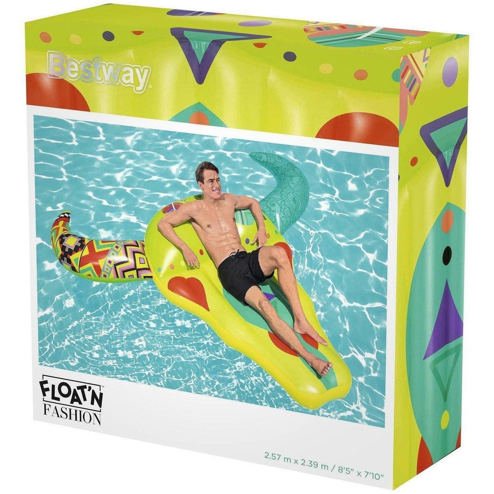 Bestway 43401 Bohemian Buffalo Pool Float 2.57m x 2.39m - BumbleToys - 8-13 Years, Boys, Eagle Plus, Floaters, Sand Toys Pools & Inflatables