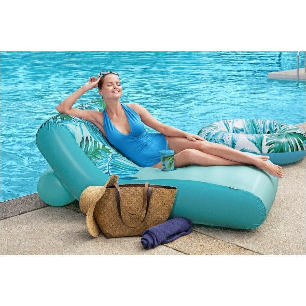 Bestway 43402 Air Mattress Sun Lounger Beach Chair - BumbleToys - 5-7 Years, 8-13 Years, Bestway, Boys, Floaters, Girls, Pre-Order, Sand Toys Pools & Inflatables