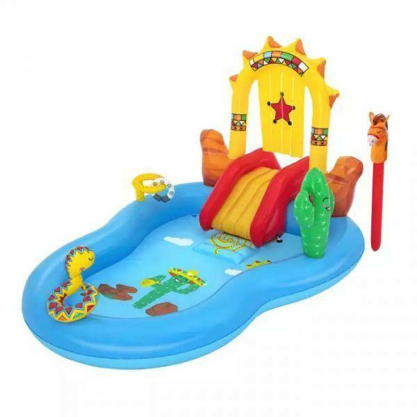 Bestway 53118 Wild West Play Center 2.64m x 1.88m x 1.40m - BumbleToys - 5-7 Years, 8-13 Years, Bestway, Boys, Floaters, Girls, Sand Toys Pools & Inflatables