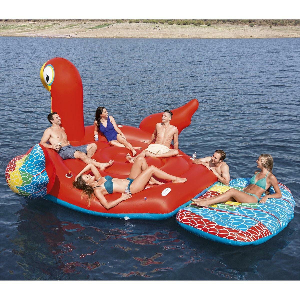 Bestway Inflatable Parrot Shaped Ride-On Float - BumbleToys - 18+, Boys, Eagle Plus, flamingo, Floaters, Girls, Inflatables, Pre-Order, Sand Toys Pools & Inflatables, unicorn