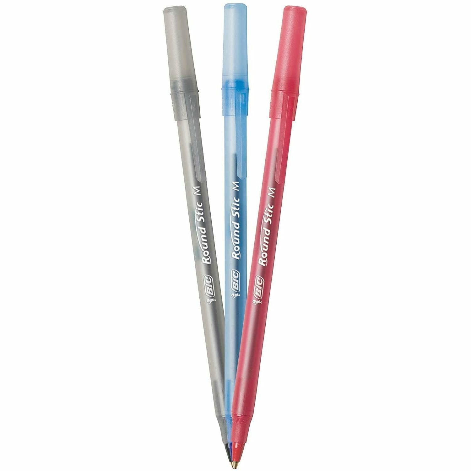 BIC Round Stic Ballpoint Pens, Assorted Colors, 60 Pack - BumbleToys - 5-7 Years, Drawing & Painting, Pencil, School Supplies, Stationery & Stickers