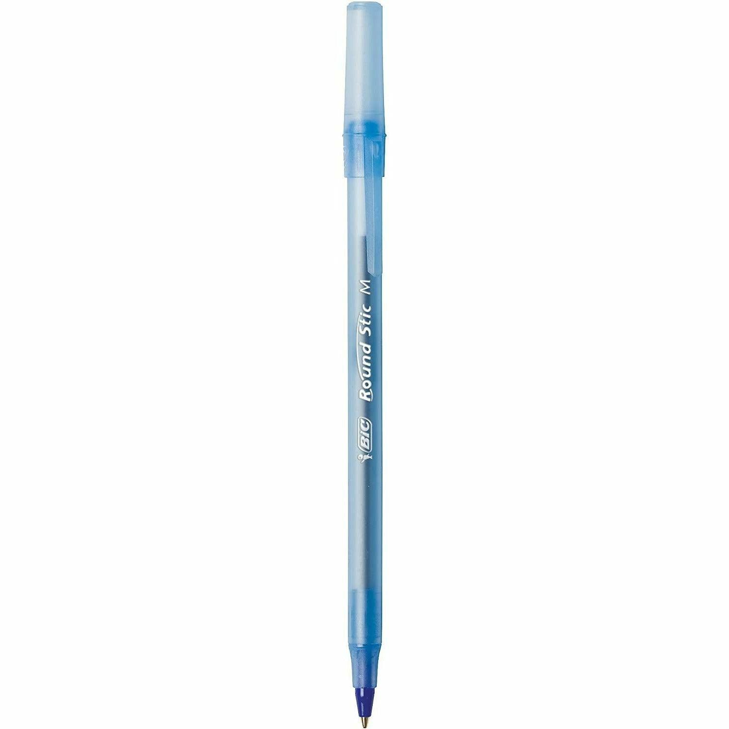 BIC Round Stic Xtra Life Ballpoint Pen, Medium Point (1.0mm) 36 Pens - Blue - BumbleToys - 5-7 Years, Drawing & Painting, Pencil, School Supplies, Stationery & Stickers