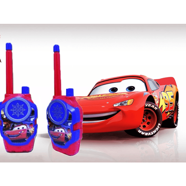 Cartoon Cars Walkie Talkie for Kids - BumbleToys - 5-7 Years, Action Battling, Disney Cars, Toy House, Toy Land