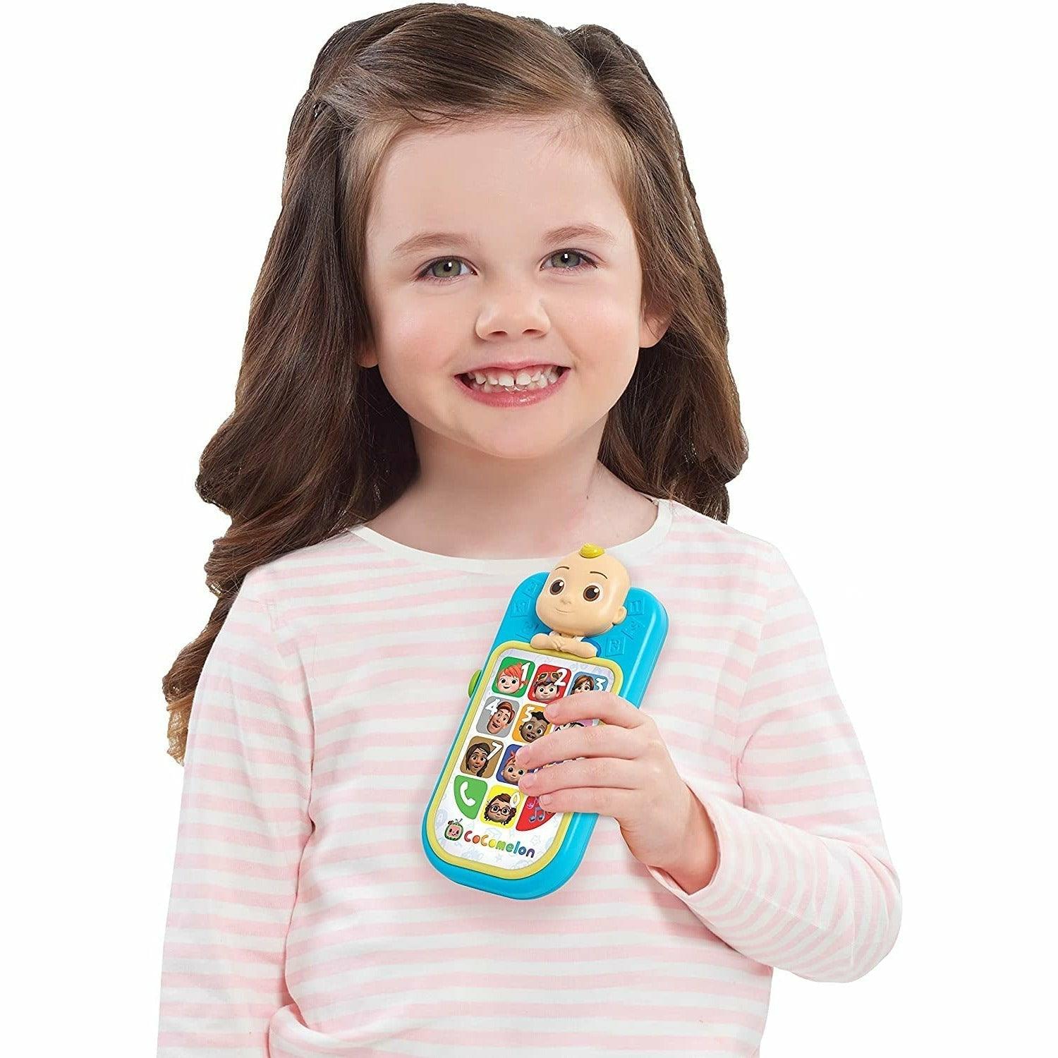 CoComelon JJ’s First Learning Toy Phone for Kids with Lights, Sounds, Music - BumbleToys - 0-24 Months, Boys, Cocomelon, Musical Instruments, OXE, Phone, Pre-Order