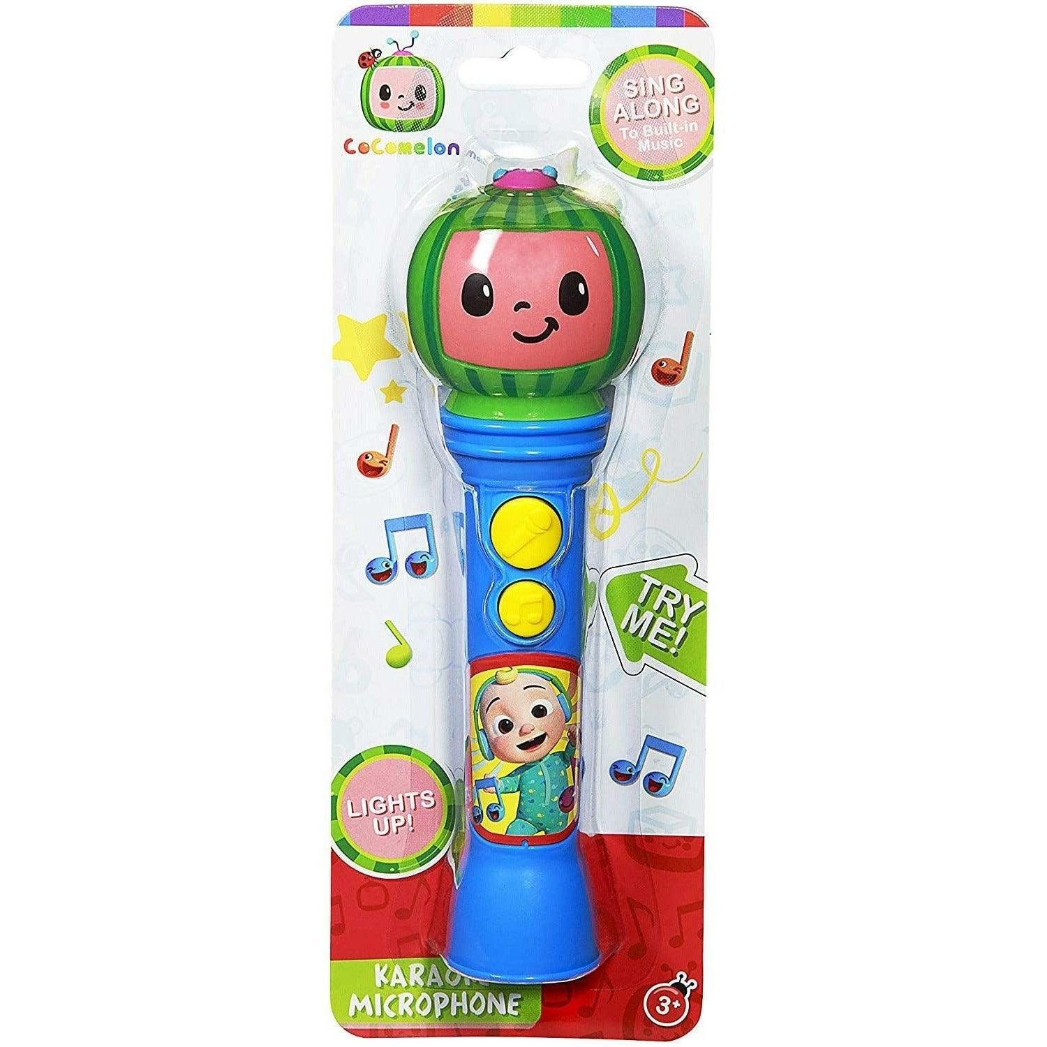 Cocomelon Toy Microphone for Kids, Musical Toy with Built-in Songs, Kids Microphone - BumbleToys - 0-24 Months, Action Figures, Boys, Cocomelon, Musical Instruments, OXE, Phone, Pre-Order
