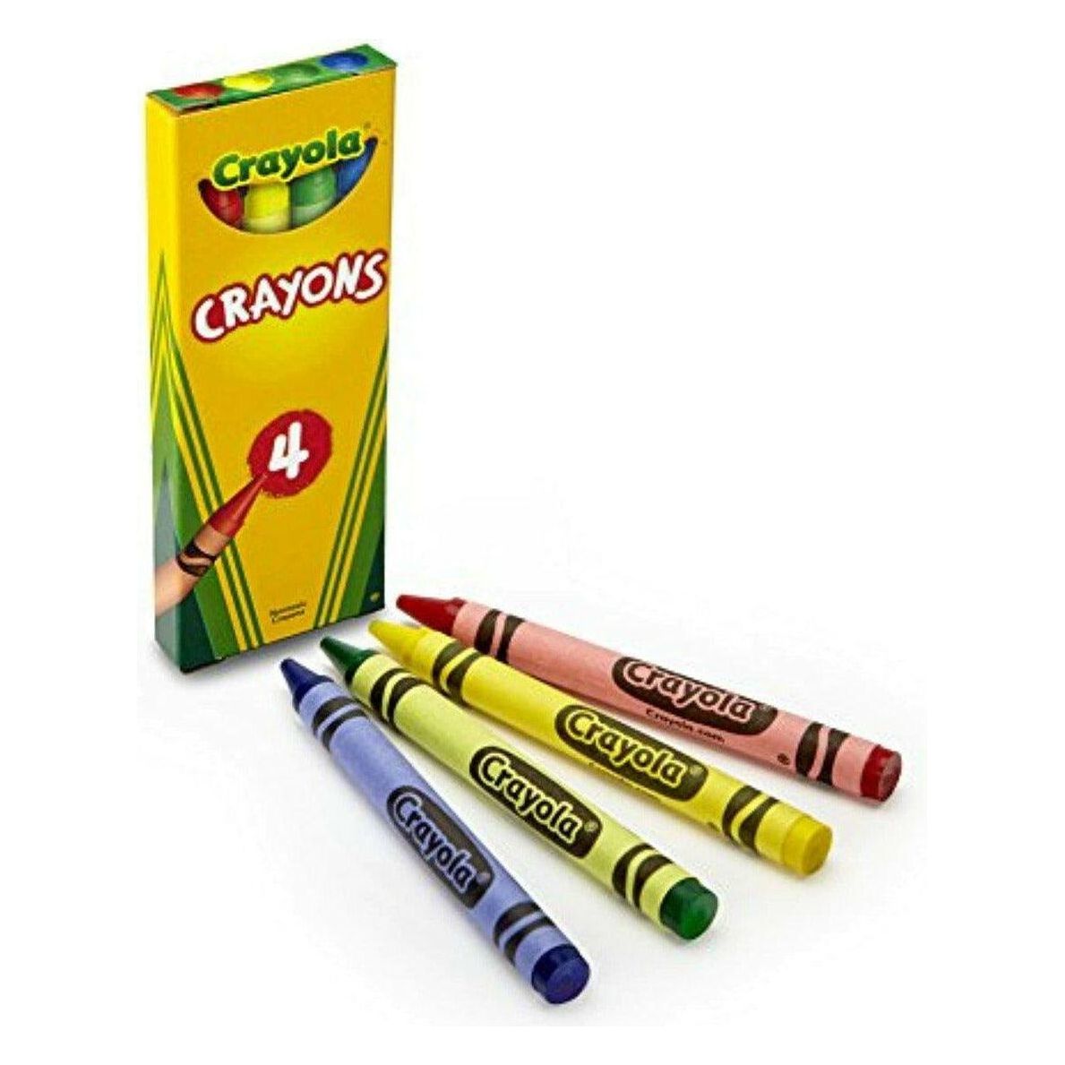 Crayola 4 Pieces Crayons - BumbleToys - 5-7 Years, Boys, Drawing & Painting, Eagle Plus, Girls