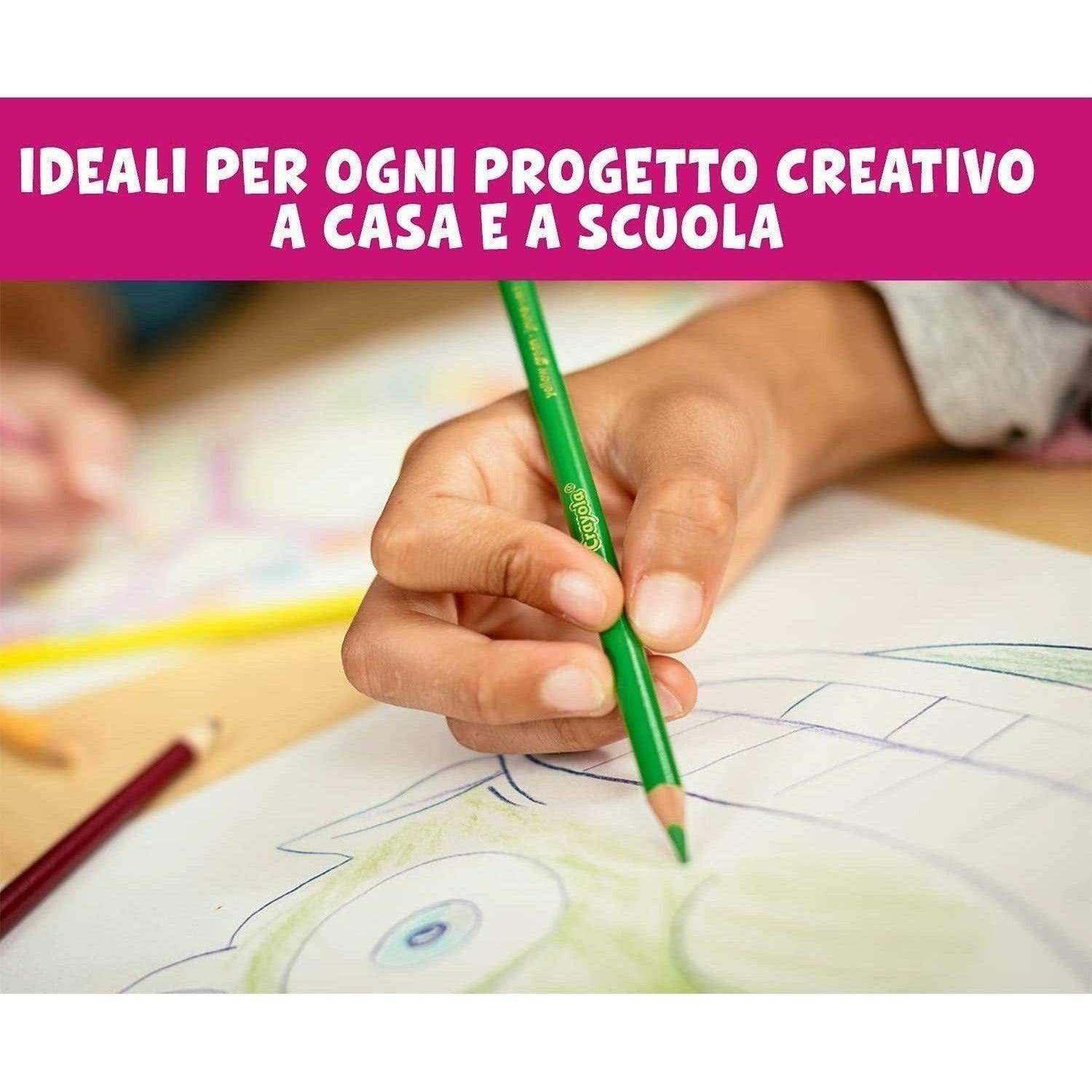 Crayola Coloured Pencils 24 count - BumbleToys - 5-7 Years, Boys, Drawing & Painting, Eagle Plus, Girls