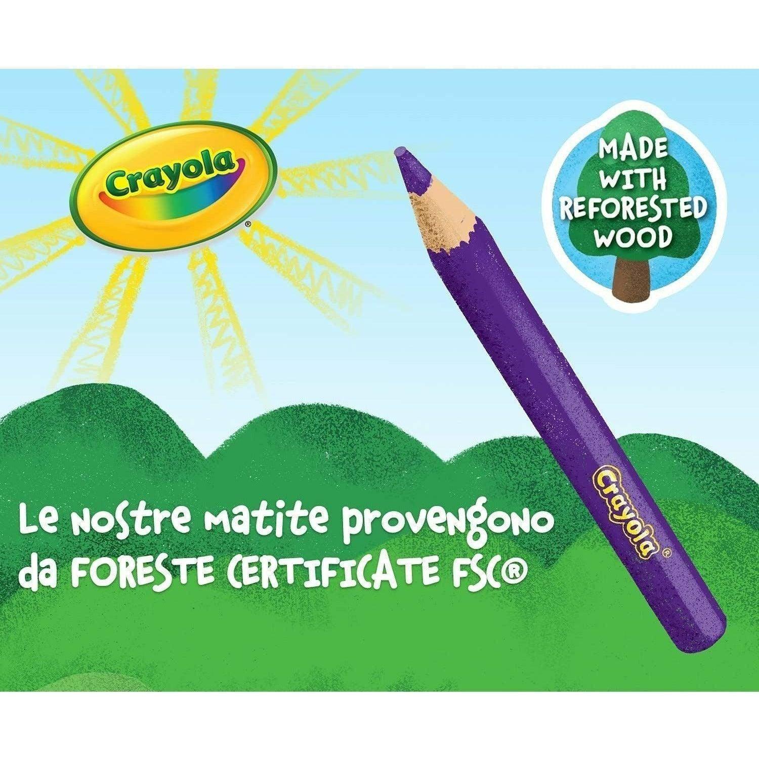 Crayola Coloured Pencils 24 count - BumbleToys - 5-7 Years, Boys, Drawing & Painting, Eagle Plus, Girls