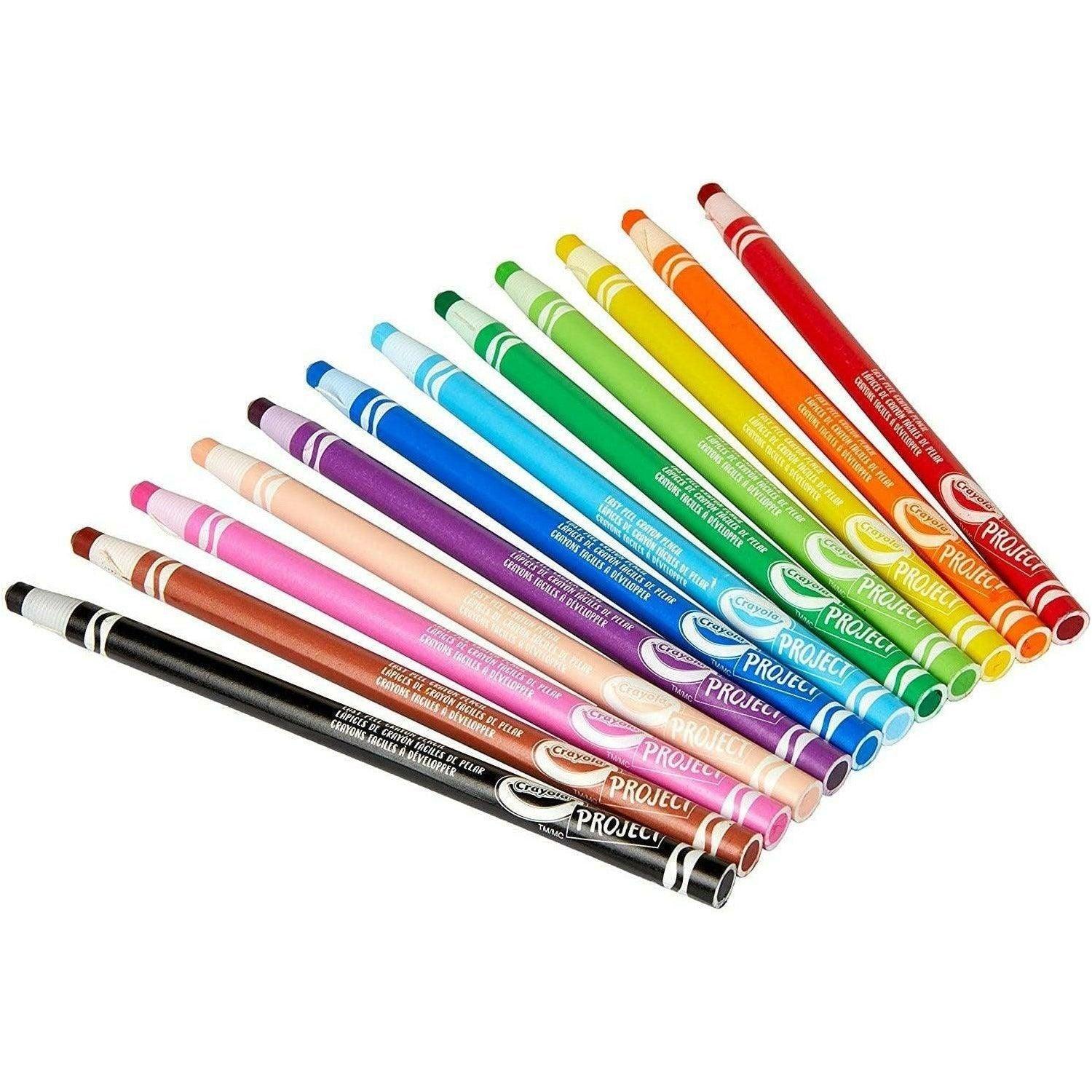 Crayola Easy Peel Crayon Pencils - 12 Pieces - BumbleToys - 5-7 Years, Boys, Drawing & Painting, Eagle Plus, Girls