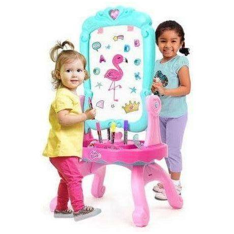 Crayola FabStudio 3-in-1 Vanity White Board Easel Grown up - BumbleToys - 2-4 Years, Blackboards & Easels, Crayola, Desk, Eagle Plus, Girls, Pre-Order