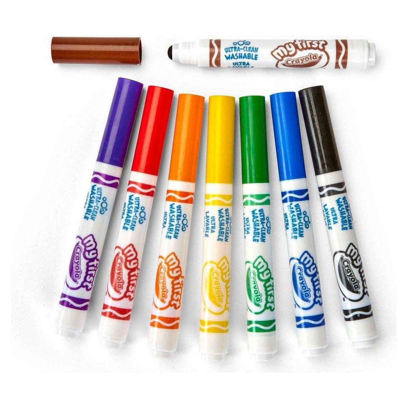 Crayola Mini Kids Washable Markers 8 Pieces - BumbleToys - 2-4 Years, Boys, Drawing & Painting, Eagle Plus, Girls