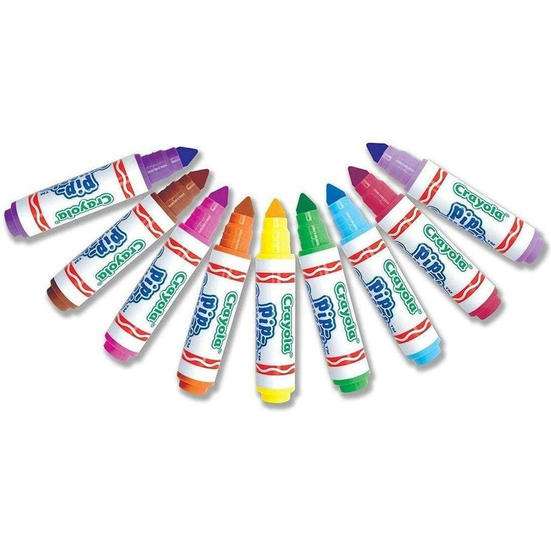 Crayola Pip Squeaks Mini Washable Felt Tip Colouring 14 Pens - BumbleToys - 5-7 Years, Drawing & Painting, Eagle Plus