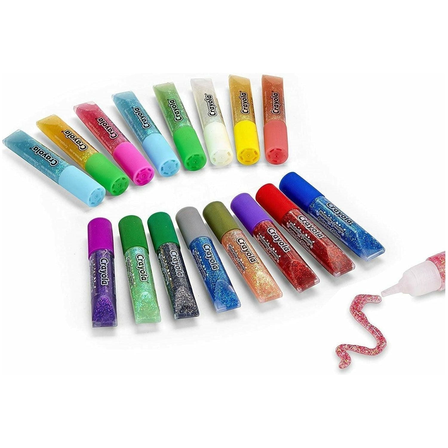Crayola Pip-Squeaks Washable Glitter Glue 16 Pcs - BumbleToys - 3+ years, Boys, Drawing & Painting, Eagle Plus, Girls