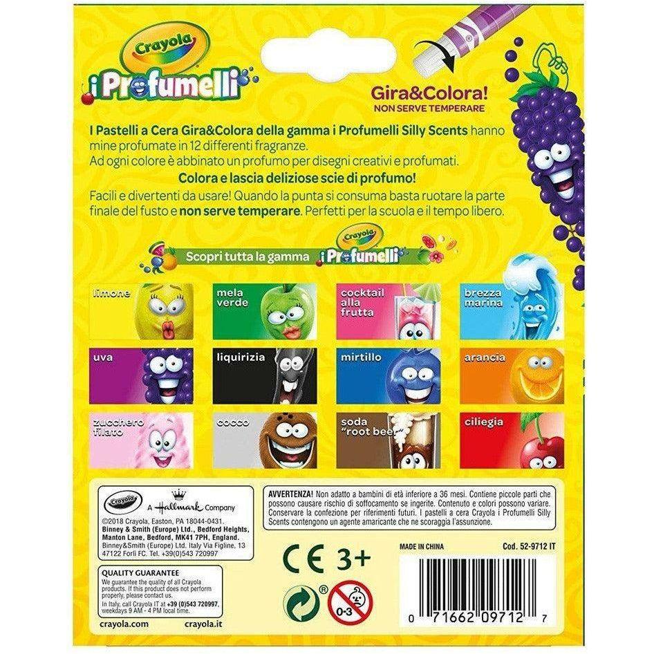 Crayola Silly Scented Twistable Crayons - 12 Pencils - BumbleToys - 5-7 Years, Drawing & Painting, Eagle Plus, Girls