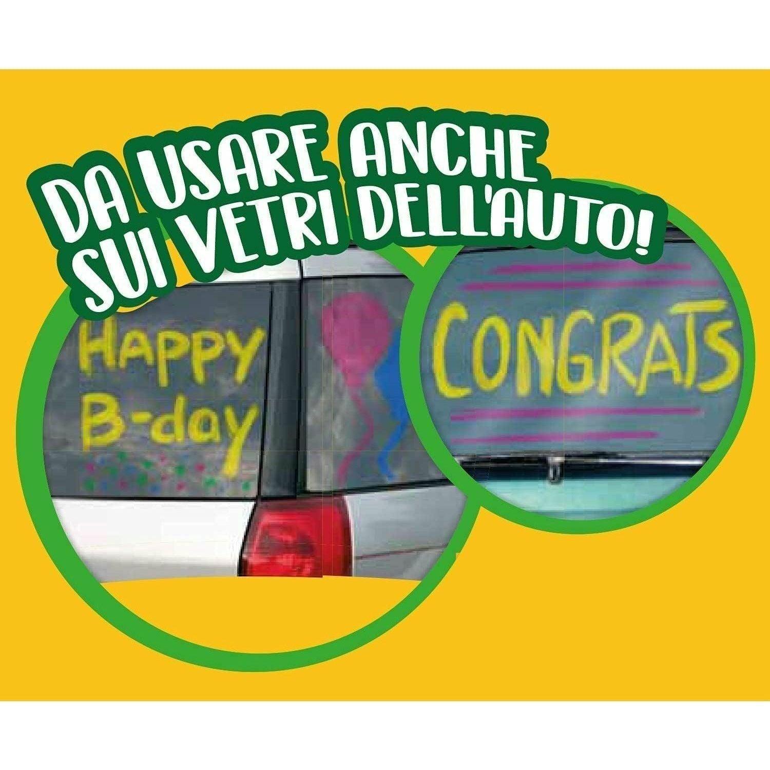 Crayola Washable Window Markers-Assorted Colors 8 Count - BumbleToys - 5-7 Years, Boys, Drawing & Painting, Eagle Plus, Girls