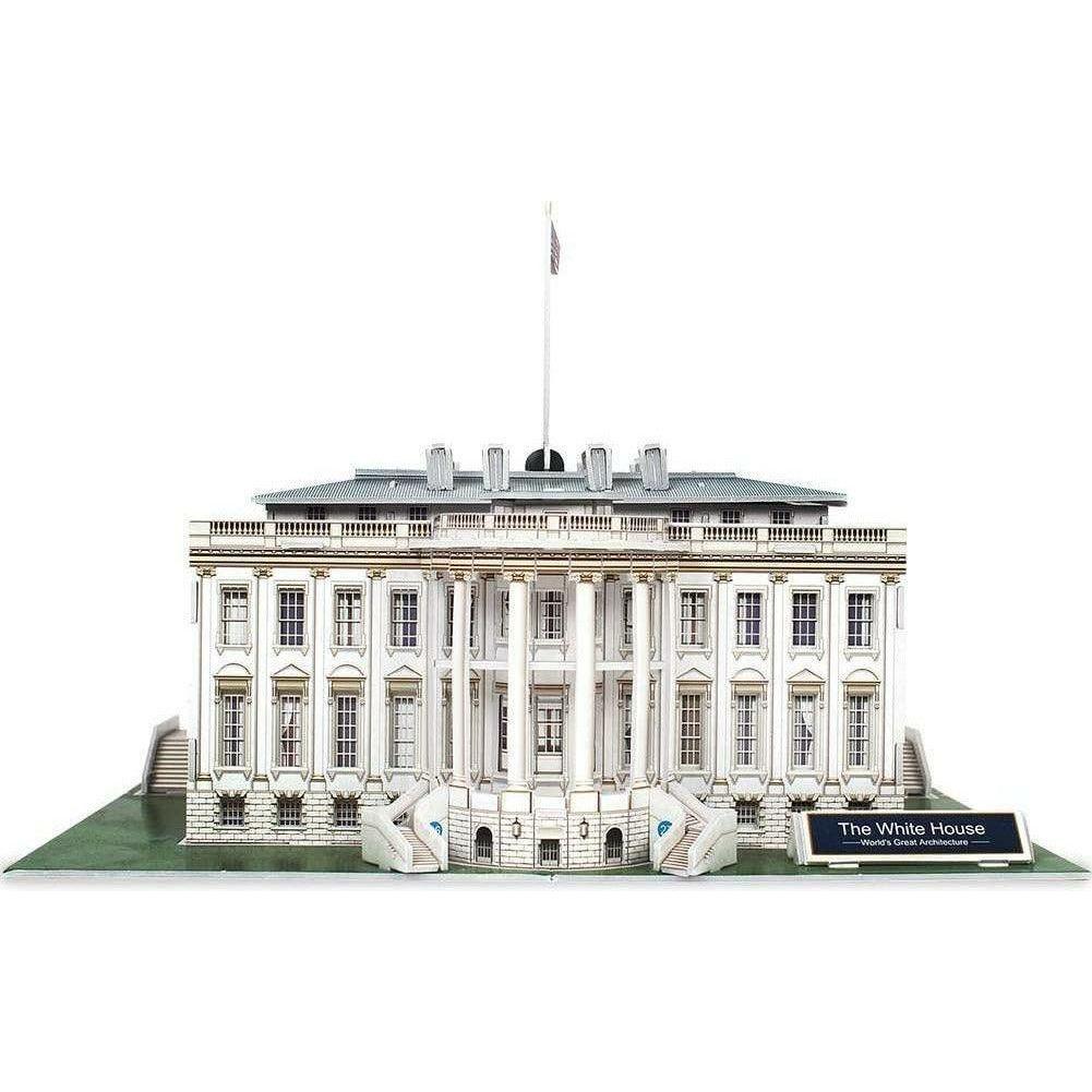 CubicFun C060H The White House 3D Puzzle 64 Pieces - BumbleToys - 3D, 5-7 Years, Boys, Cecil, Girls, Puzzle & Board & Card Games, Puzzles & Jigsaws