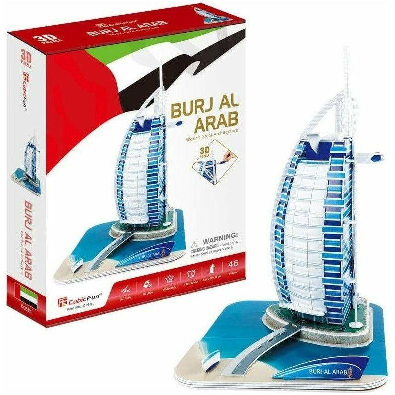 CubicFun C065H Burj Arab 3D Puzzle 44 Pieces