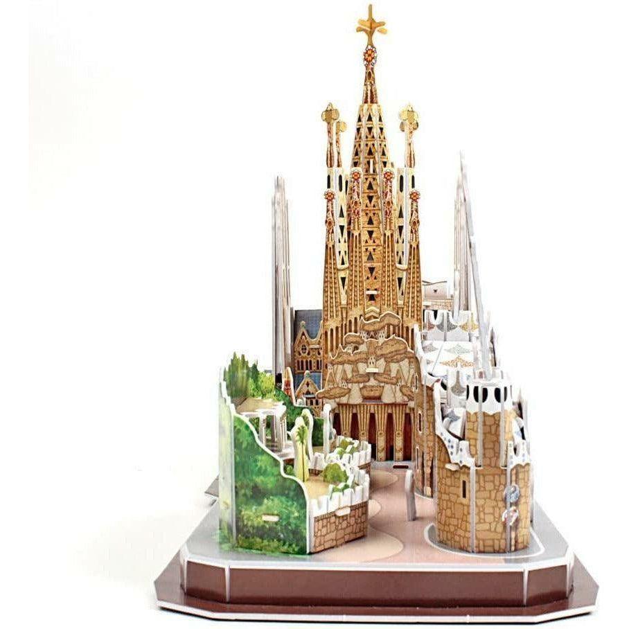 CubicFun CityLine Barcelona Landmarks Collection 3D Puzzle 186 Pieces - BumbleToys - 3D, 5-7 Years, Boys, Cecil, Girls, Puzzle & Board & Card Games, Puzzles & Jigsaws