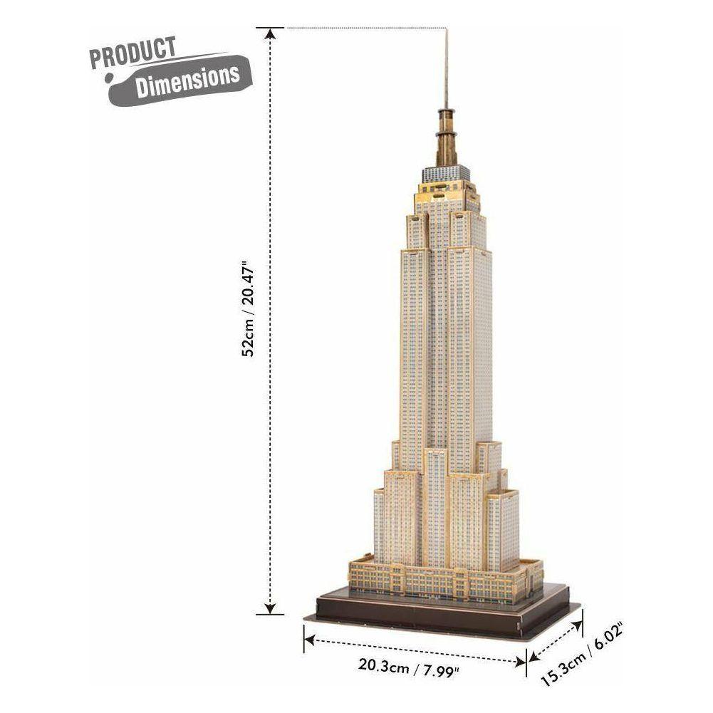 CubicFun Empire State 3D Puzzle 54 Pieces (C246h) - BumbleToys - 3D, 5-7 Years, Boys, Cecil, Puzzle & Board & Card Games, Puzzles & Jigsaws