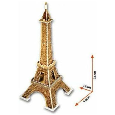 CubicFun Mini 3D Puzzle Eiffel Tower (20 pcs) - BumbleToys - 3D, 5-7 Years, 8+ Years, 8-13 Years, Boys, Cecil, Girls, Puzzle & Board & Card Games, Puzzles & Jigsaws