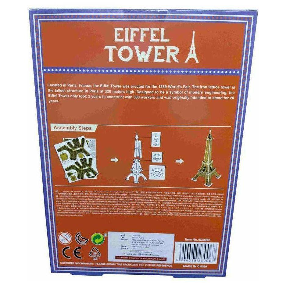 CubicFun Mini 3D Puzzle Eiffel Tower (20 pcs) - BumbleToys - 3D, 5-7 Years, 8+ Years, 8-13 Years, Boys, Cecil, Girls, Puzzle & Board & Card Games, Puzzles & Jigsaws