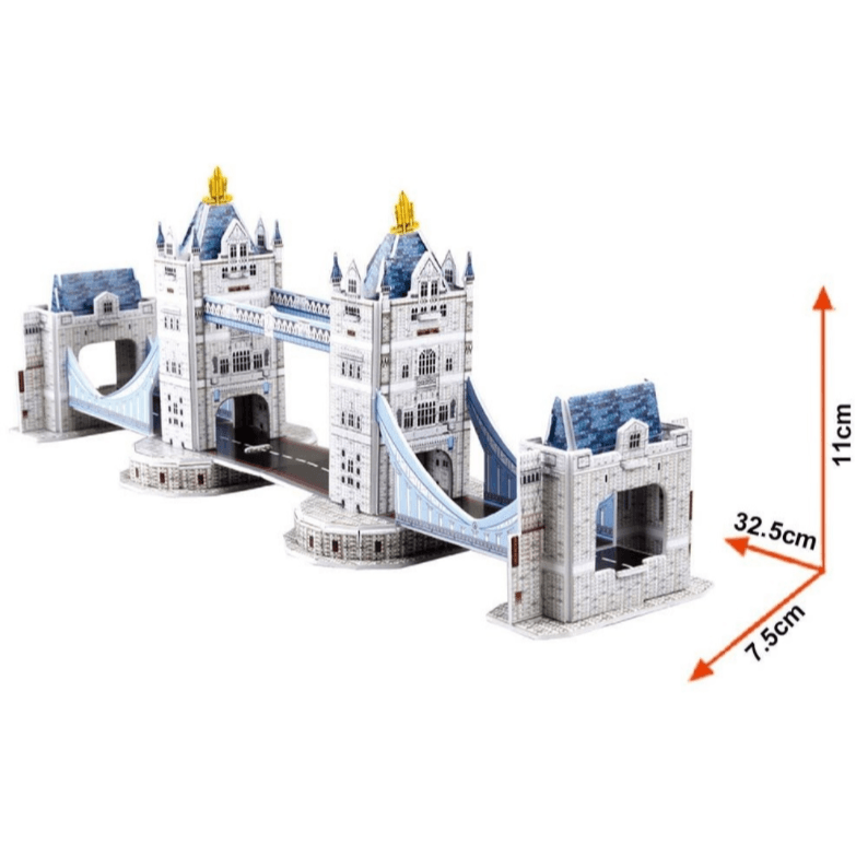CubicFun Mini 3D Puzzles Tower Bridge 32 Pieces - BumbleToys - 3D, 5-7 Years, Boys, Cecil, Girls, Puzzle & Board & Card Games, Puzzles & Jigsaws