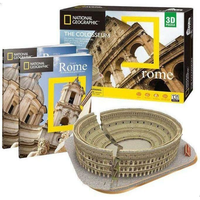 CubicFun National Geographic The Colosseum Building 3D Puzzle 131 Pieces - BumbleToys - 3D, 5-7 Years, Boys, Cecil, Girls, Puzzle & Board & Card Games, Puzzles & Jigsaws
