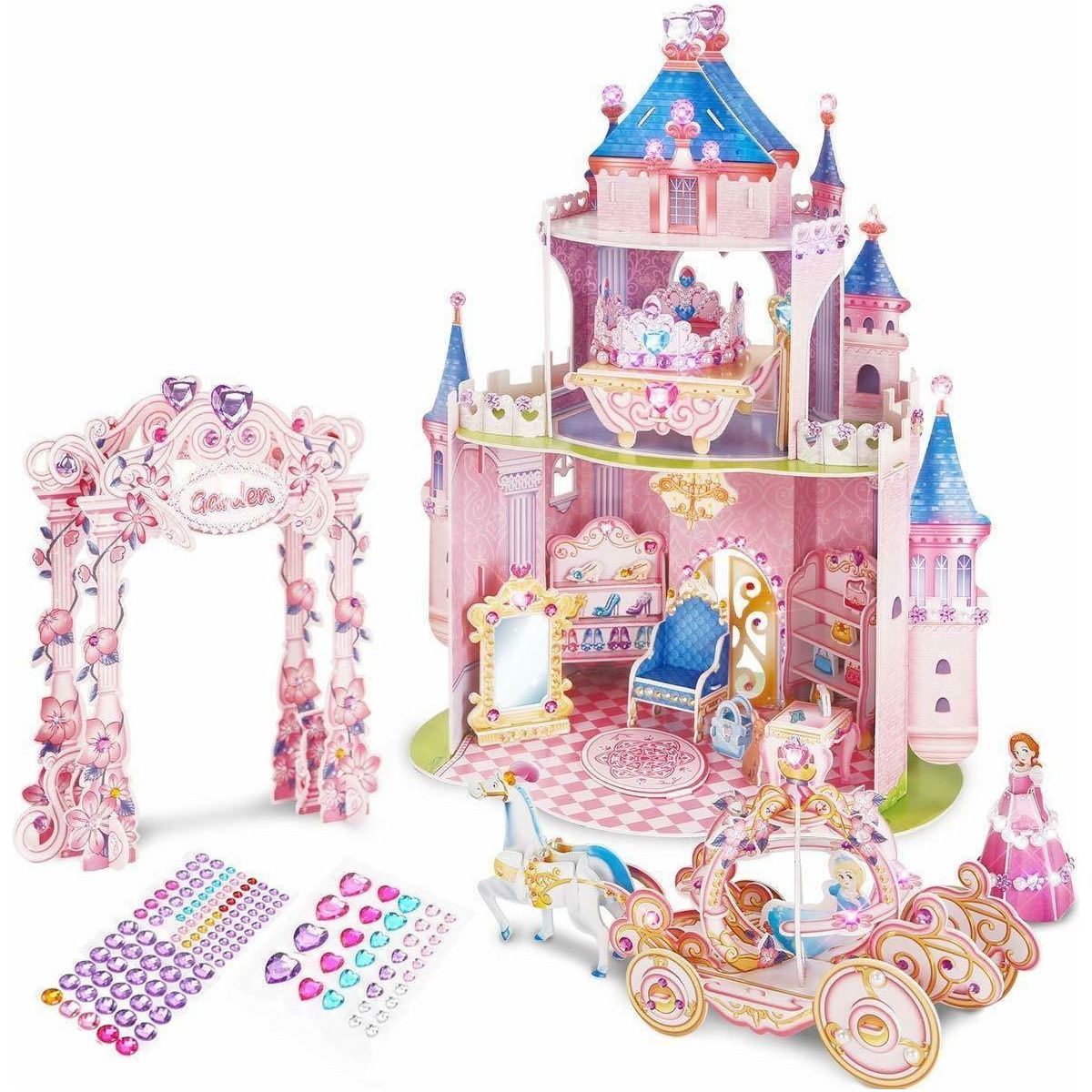 CubicFun Princess Secret Garden 3D Puzzle 92 Pieces - BumbleToys - 3D, 5-7 Years, Boys, Cecil, Girls, Puzzle & Board & Card Games, Puzzles & Jigsaws