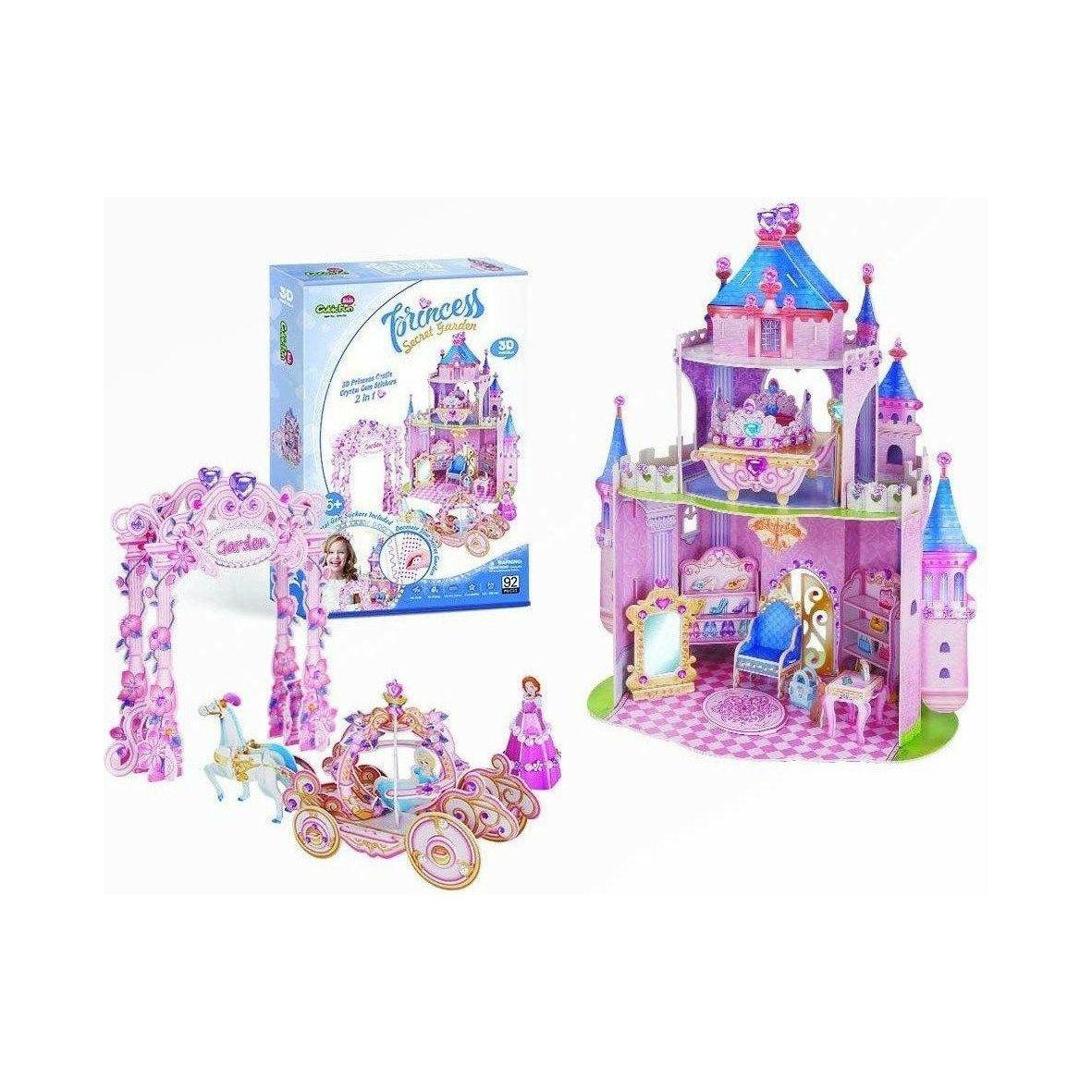 CubicFun Princess Secret Garden 3D Puzzle 92 Pieces - BumbleToys - 3D, 5-7 Years, Boys, Cecil, Girls, Puzzle & Board & Card Games, Puzzles & Jigsaws