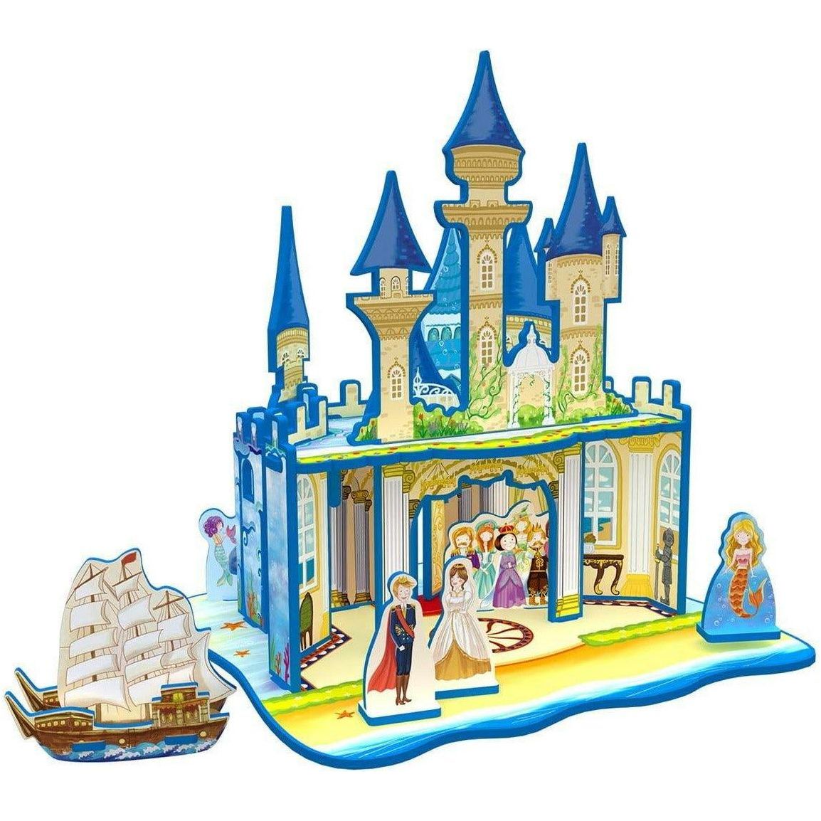 CubicFun The Little Mermaid 3D Puzzle 24 Pieces - BumbleToys - 3D, 5-7 Years, Cecil, Girls, Puzzle & Board & Card Games, Puzzles & Jigsaws