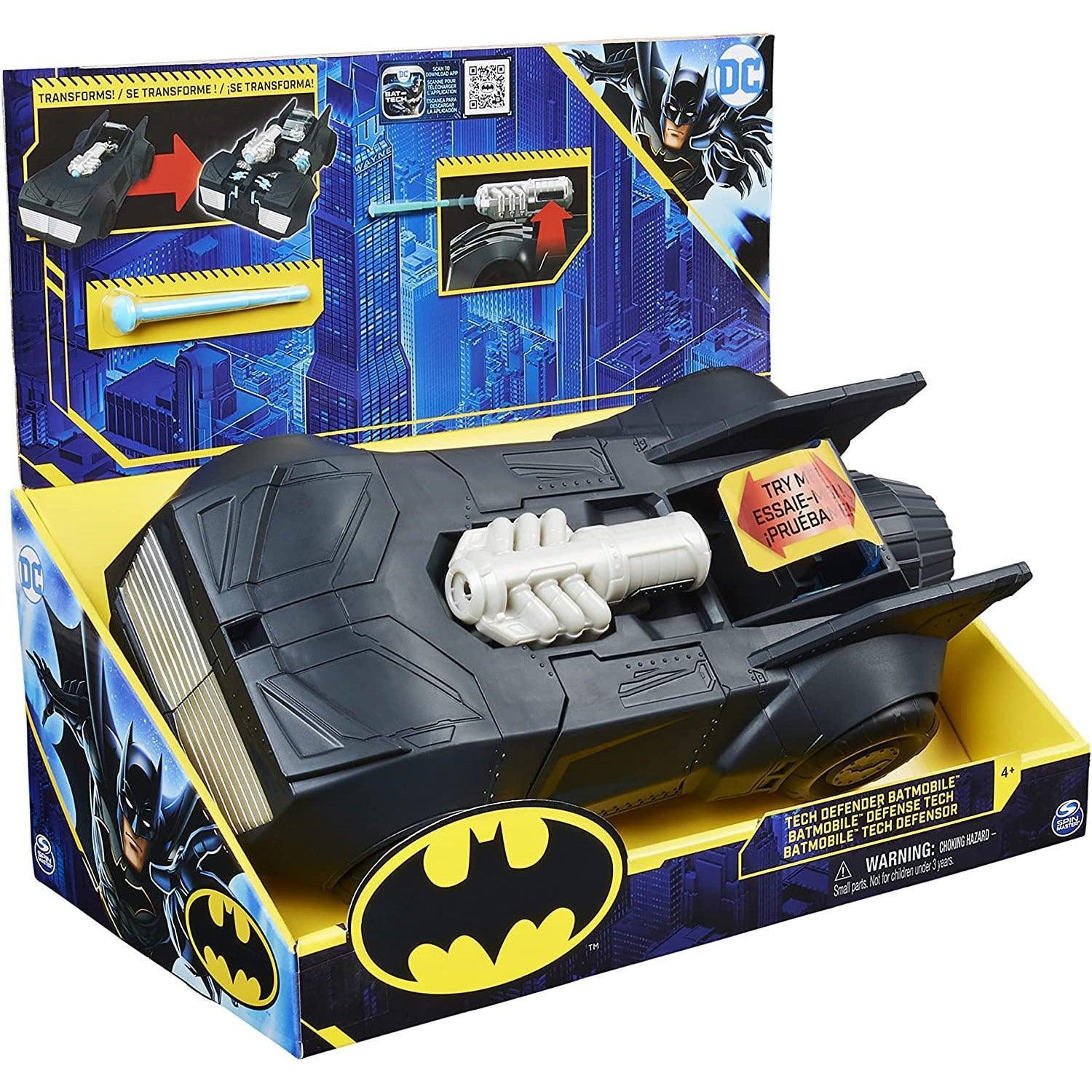 DC Comics Batman, Tech Defender Batmobile, Transforming Vehicle