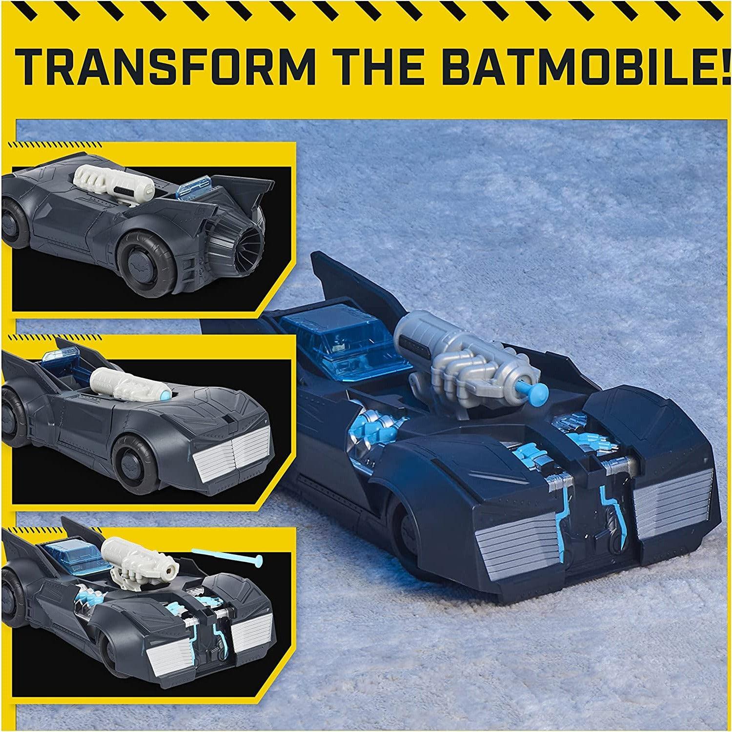 DC Comics Batman, Tech Defender Batmobile, Transforming Vehicle with Blaster Launcher - BumbleToys - 5-7 Years, Action Battling, Arabic Triangle Trading, Batman, Boys, DC, DC Comics