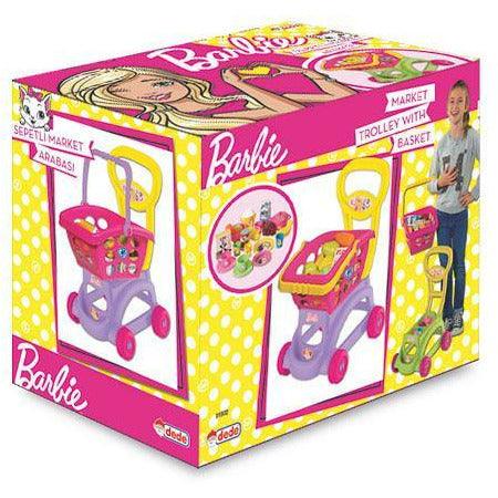 Dede 1972 Barbie Market Trolley With Basket - BumbleToys - 3+ years, Barbie, Cecil, Girls, Roleplay, Toy House