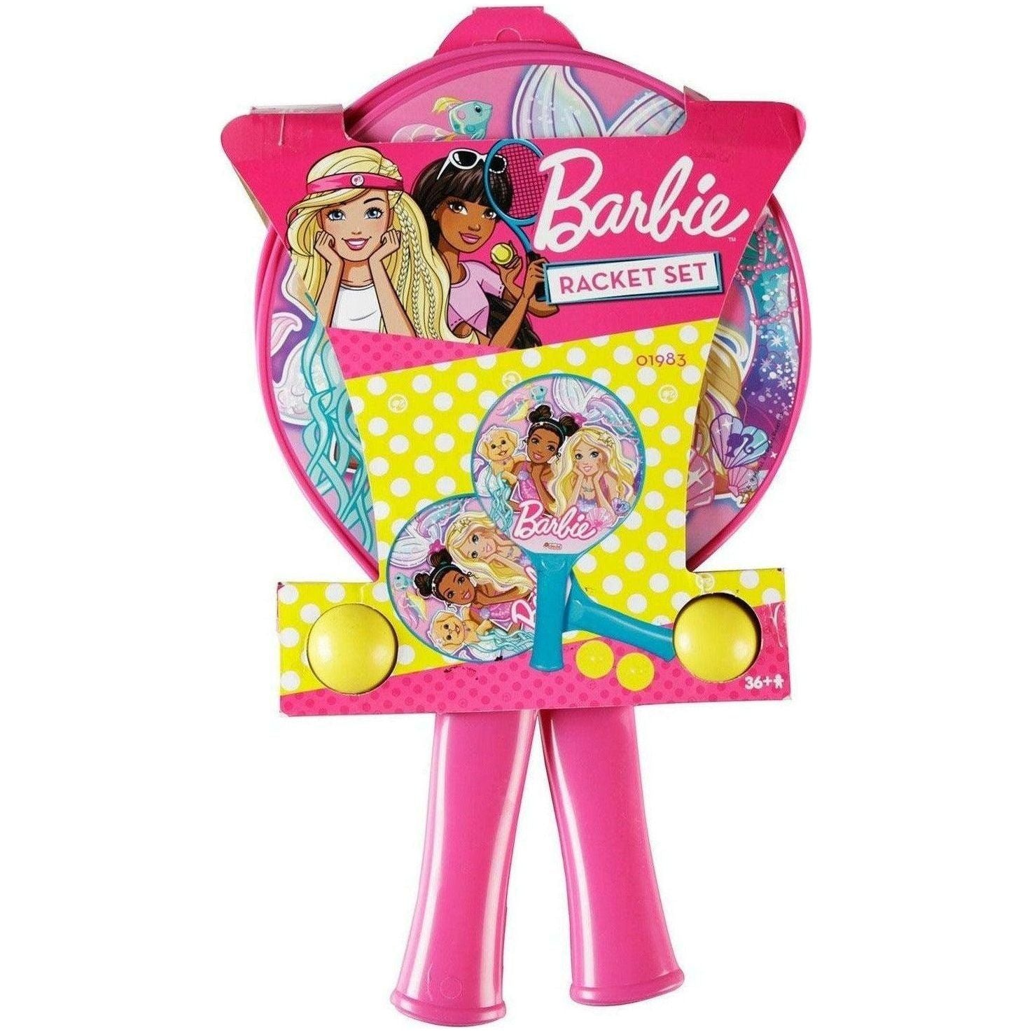Dede 1983 Barbie Racket Set For Girls - BumbleToys - 4+ Years, 5-7 Years, 6+ Years, Balls, Barbie, Cecil, Girls, Kids Sports & Balls, rocket, Roleplay