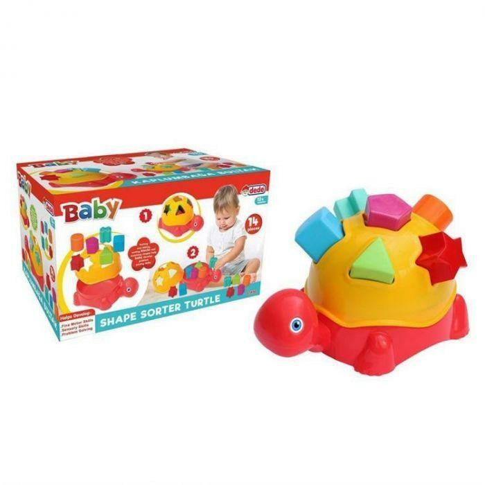 Dede 3450 Shape Sorter Turtle For Babies