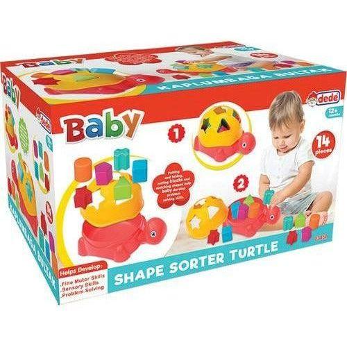 Dede 3450 Shape Sorter Turtle For Babies - BumbleToys - 2-4 Years, Babies, Baby Saftey & Health, Boys, Building Blocks, Cecil, Education, Girls, Learning Toys