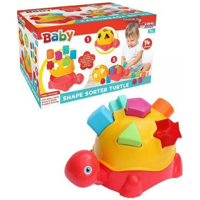 Dede 3450 Shape Sorter Turtle For Babies - BumbleToys - 2-4 Years, Babies, Baby Saftey & Health, Boys, Building Blocks, Cecil, Education, Girls, Learning Toys