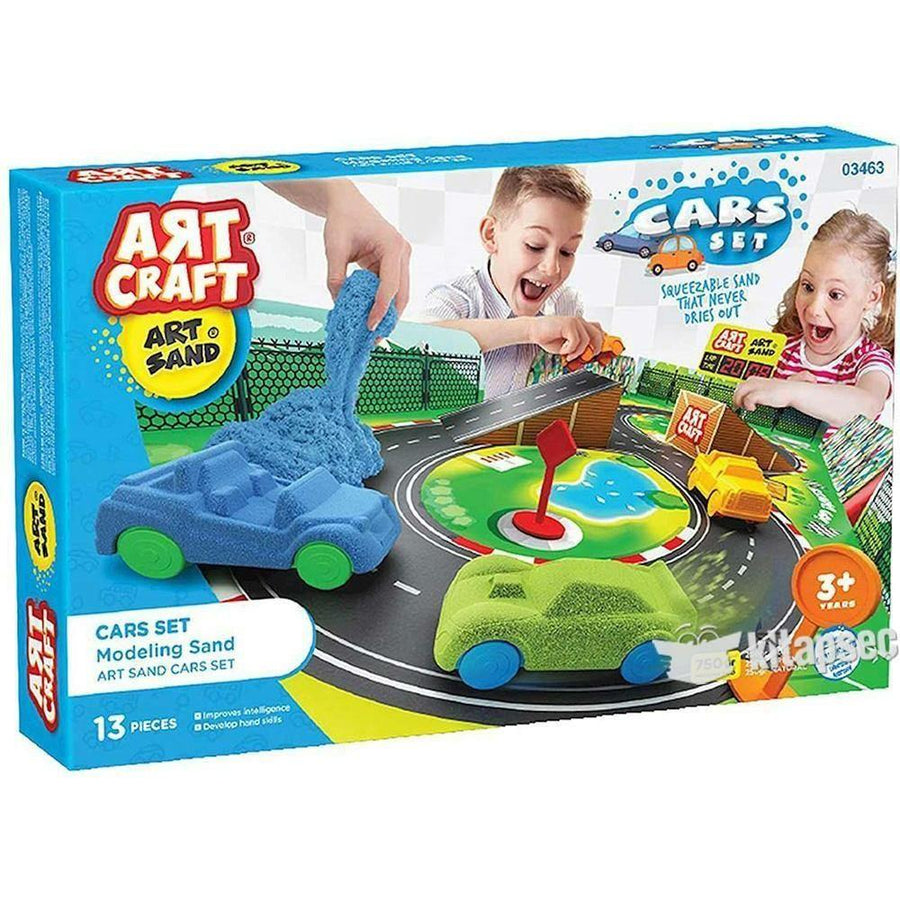 Dede 3463 Art Craft Cars Set Modelling Sand 750 gr